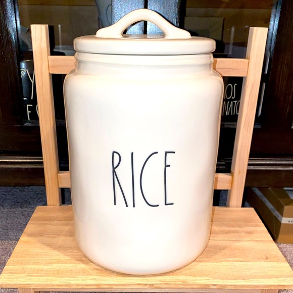 Rae Dunn Kitchen Large Rice Canister Poshmark